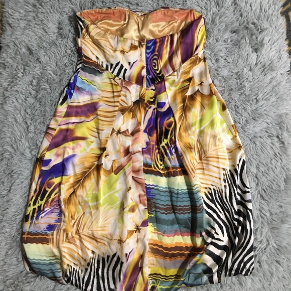 Like new Cache bubble hem strapless cocktail dress - Picture 5 of 5